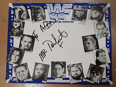 “MR. PERFECT” CURT HENNIG Autographed Sheet (8.5 X 11) From 1992 • $450
