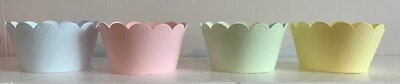 £2.25 • Buy 24 Pack Pastel Colours,Cupcake Case Wraps,Wrappers,Decoration,Birthday,Party