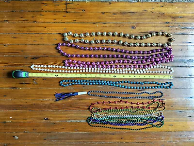 Mardi Gras Beads + Necklaces - Authentic New Orleans - HARD EARNED - Assorted • $69.42