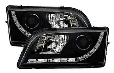 Headlights LED DRL Look For Volvo S40 V40 96-03 Daylight Black WW Free Shipping  • $454.86