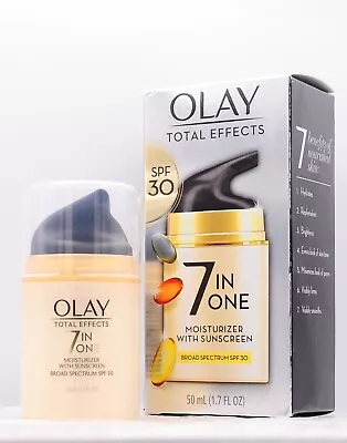 Olay Total Effects 7-in-1 Moisturizer With Sunscreen SPF 30 1.7oz NEW IN BOX • $20.99