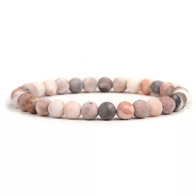 Handmade Natural 4mm 6mm 8mm Healing Gemstone Stretch Bracelets Jewelry 7.5'' • $1.99