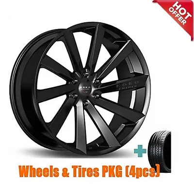 Set4 20 Koko Kuture Kapan Black Wheels And Tires • $2598