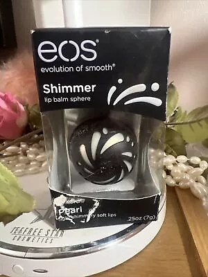 NEW RARE NO LONGER AVAILABLE. Eos Shimmer Lip Balm Sphere Pearl 025oz • $29.99