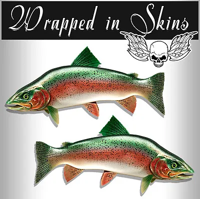 $4.19 • Buy Trout Decals Fish Stickers Fishing Decals  Indoor / Outdoor  AFP-0096