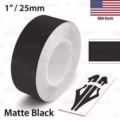 1  Roll Vinyl Pinstriping Pin Stripe Solid Line Car Trim Tape Decal Sticker 25mm • $10.95