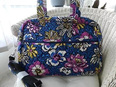 Vera Bradley Medium Traveler Bag Weekender In African Violet  -  Exact Item • $49.99