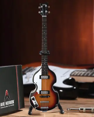 AXE HEAVEN Paul McCartney Original Violin Bass MINIATURE Guitar Display Gift • $28.13