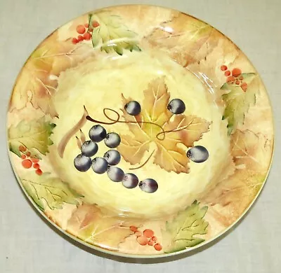 World Market Italy Pasta Bowl - 13.5 X 3 Inches - Grape Pattern Excellent. Negli • $13.46