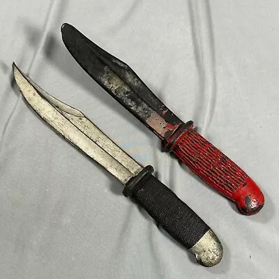 2 Vintage Rubber Toy Knives Auburn Japan • $29.99