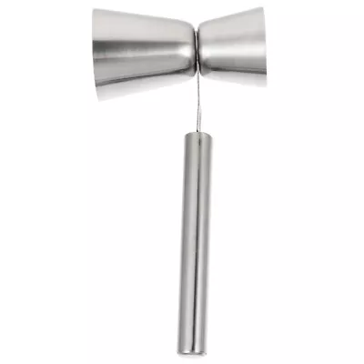  Measuring Cup Bar Jigger Tool Stainless Steel Pearl Milk Tea • £6.65