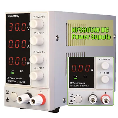 Lab Adjustable DC Power Supply Line Variable Digital Voltage LED 300W 0-60V 0-5A • $64.60