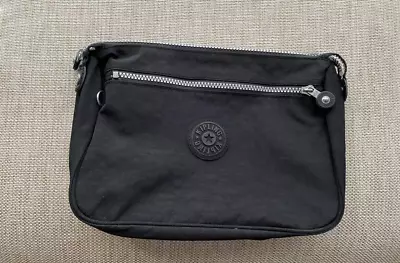 £6.99 • Buy KIPLING Wash Bag Toiletry Bag Organiser Black BRAND NEW