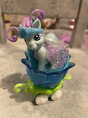 My Little Pony G3 Rare Breezie Azalea Bloom With Carriage & Crown • £9.99