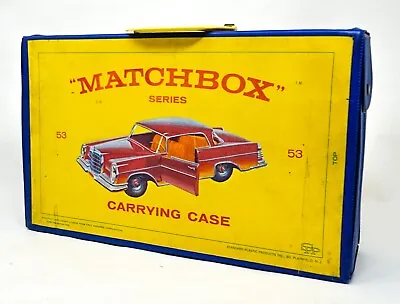 Vintage 1965 Matchbox Series [NO. 53/6] Carrying Case For 40 Vehicles • $34.99