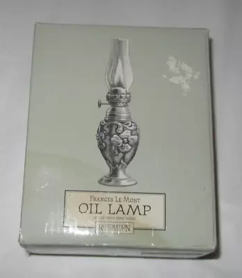 RESTORATION HARDWARE: Frances Le Mont Miniature 5  Bronze Oil Lamp NEW • $19