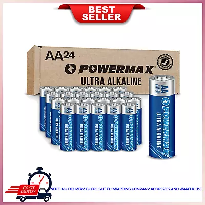 Powermax 24-Count AA Batteries Ultra Long Lasting Alkaline Battery • $8.78