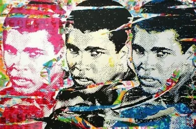 Mr. Brainwash Original Print Of Muhammad Ali  The Champ  • $3200