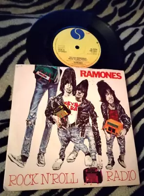Ramones Rock N' Roll Radio 7  Vinyl Rare Punk 1980 Sire Records • £9.99
