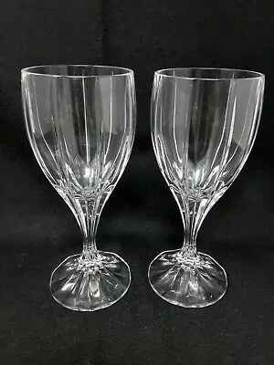 Mikasa BERKELEY Water Goblets - Set Of 2  In Excellent Condition • $39