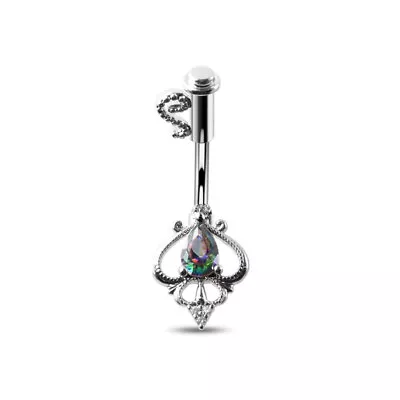 14G Titanium Belly Button Rings Christina Piercing Jewelry 10mm Bar • $20.30