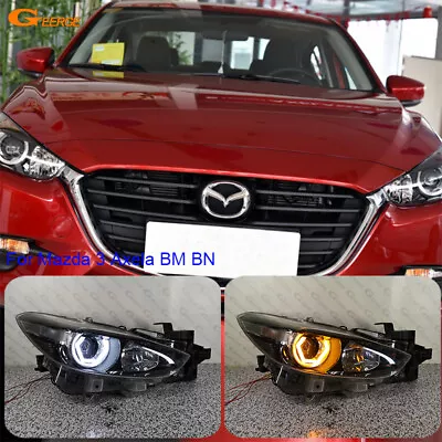 For Mazda 3 Mazda3 Axela BM BN Ultra Bright LED Angel Eyes Cotton Hex Halo Rings • $35.21