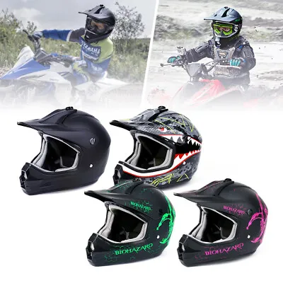 Orthrus DOT Off Road Motorcycle Motocross Dirt Bike ATV Helmet For Youth S-XL • $53.50