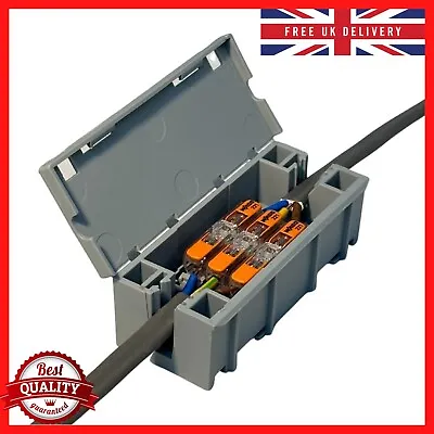 WAGO WAGOBOX Light Junction Box Suitable For 221-2411 & 224 Series Electrical • £7.88