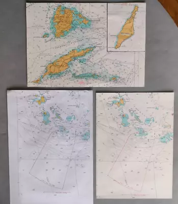 Nautical Charts Anguilla Sombrero Island BA 2047 + Admiralty Letter • £5.99