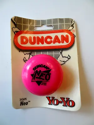 VTG New Sealed 1997 Duncan Hot Pink Neo 3436PK Yo-Yo - Wear To Packaging • $11.99