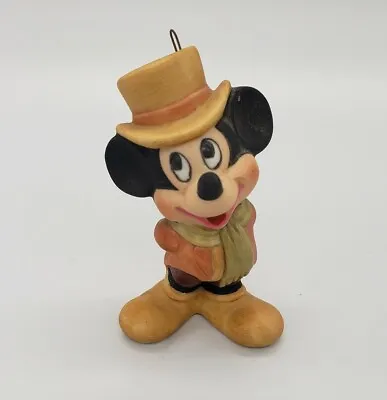 $7.55 • Buy Walt Disney Productions Mickey Mouse Porcelain Ornament Japan 2.5 