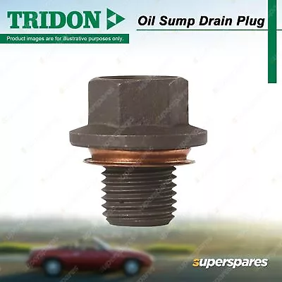 Tridon Oil Sump Drain Plug For Toyota Corolla NDE150 ZRE152 ZRE162 ZRE172 ZRE182 • $17.95