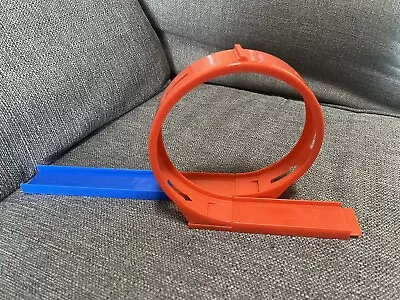 Vintage Hot Wheels Track Mini Loop Orange And Blue Car Pieces Extra Race Arrows • $7.99