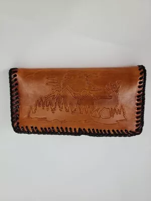 Amish Handmade Leather Bifold Wallet • $44.99