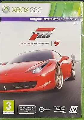 $19 • Buy FORZA MOTORSPORT 4 GAME For XBOX 360 (PAL, 2011, 2 Disc Set) Free Post