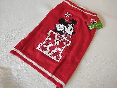$14.99 • Buy Christmas Pet Sweater Disney Mini Mouse Dog Present Nwt Size:large