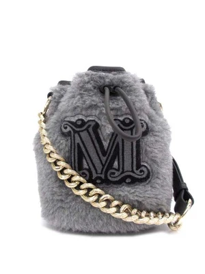 £520.16 • Buy Max Mara Tbucke2 Teddy Fabric Bucket Bag 45162623 Shoulder Women