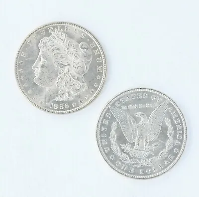 1886 Morgan Dollar BU Roll Of 20 S$1 Coins Brilliantly Uncirculated Silver • $1100