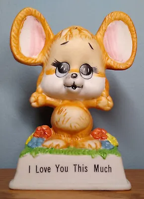 Vintage 1979 Russ Berrie  I Love You This Much  Porcelain Figurine #806 • $4.95