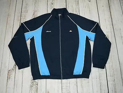 Vintage Ellesse Track Jacket Drake Xl Blue Navy Breathable Zip Up Logo  • $59.99