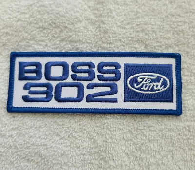 Ford Boss 302 Patch Blue And White- ORIGINAL FORD MUSTANG PATCH • $12