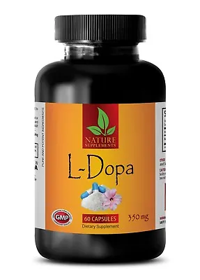 Dopamine Supplement - L-DOPA EXTRACT 350mg Serotonin Pills 1 Bottle 60 Capsules • $17.88