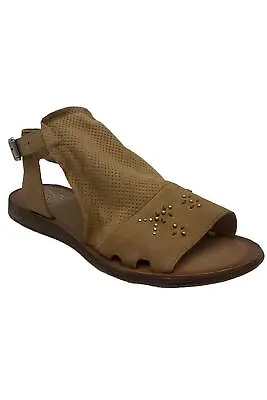 Miz Mooz Leather Ankle-Strap Sandals Fifi Wheat • $44.99