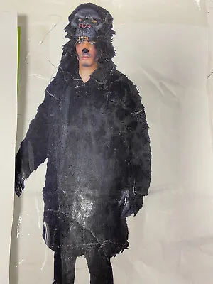 Men's Gorilla Hooded Animal Coat Costume 58  Chest Plus Size • $89.99