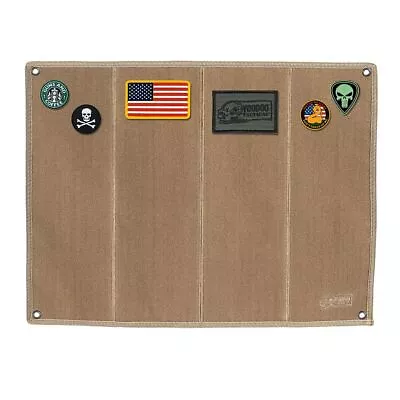 Voodoo Tactical Morale Patch Board W/ Brush Fabric Coyote 07-0068007000 • $20.70