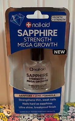 NAIL-AID SAPPHIRE + ZINC FORMULA STRENGTH MEGA GROWTH #08893 Nailaid • $11.99