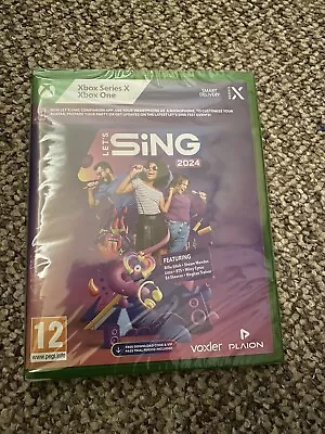 XBOX Let's Sing 2024 (Xbox One And Series X) Game Sealed • £29.99