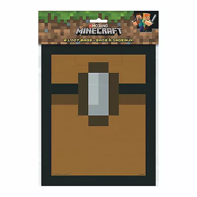 Minecraft® Goody Bags Birthday Party Supplies 8 Pieces • $14.99