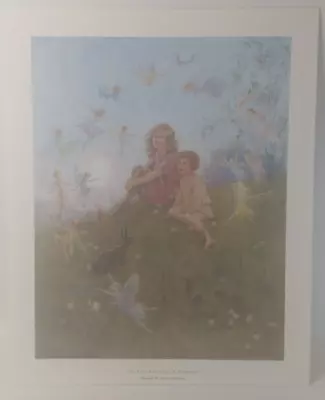 Do You Believe In Fairies? Margaret W. Tarrant Print On Card 18.5   X 15.2   S91 • $31.13