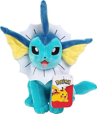 Pokémon Vaporeon 8  Plush- Quality & Soft Stuffed Animal Toy Great Gift For Kids • $24.99